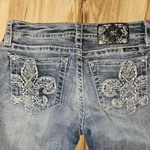 Miss Me Signature Boot Jeans Crystals 29